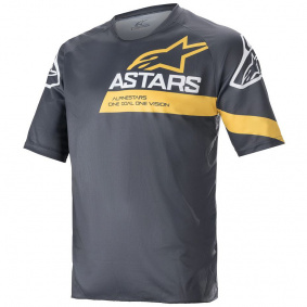 Dres - ALPINESTARS Racer V3 SS 2022 - Anthracite/Sulphur Yellow