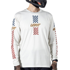 Dres - LEATT MTB Enduro 4.0 2025 - Cream