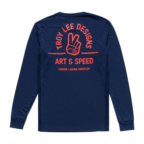 Dres - TROY LEE DESIGNS Skyline Ride Tee Ls Locals 2025 - Midnight