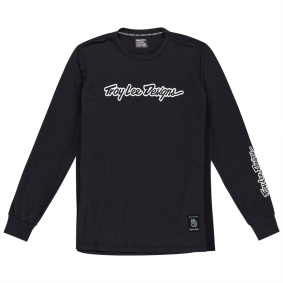 Dres - TROY LEE DESIGNS Skyline Ride Tee Ls Signature 2025 - Black