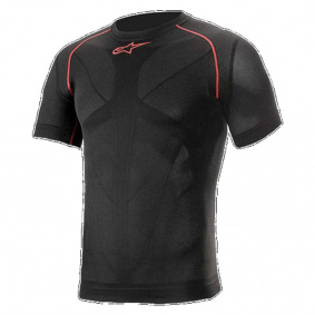 Funkční triko - ALPINESTARS Ride Tech V2 SS Summer tričko s krátkým rukávem - Černá