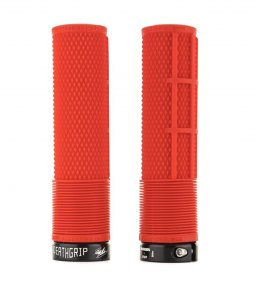 Gripy - DMR Brendog Deathgrip Non Flange Thick - červená