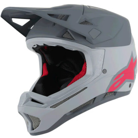 Integrální přilba - ALPINESTARS Missile Tech Race MIPS -Light Grey / Dark Grey Matt