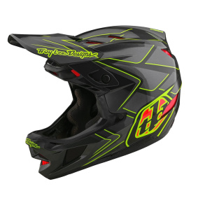 Integrální přilba - TROY LEE DESIGNS D4 Composite MIPS - Ghostwing Gray