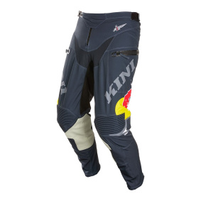 Kalhoty - KINI Red Bull EXC 1.0 do bot - modrá / bílá