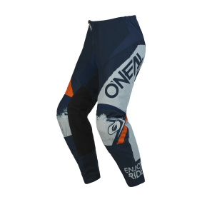 Kalhoty - O'NEAL Element Shocker 2023 - modrá / oranžová