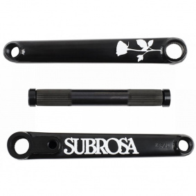 Kliky BMX - SUBROSA Rose - Matte Black