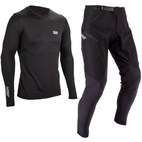 Komplet - LEATT MTB 1.0 Ride Kit 2025 - Black