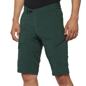 Kraťasy - 100% RideCamp Shorts - Forest Green