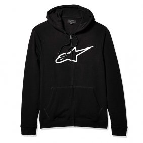 Mikina - ALPINESTARS Ageless II Hoodie Zip - Black/White