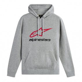 Mikina - ALPINESTARS Always 2.0 Hoodie 2024 - Grey Heather / Red / Black