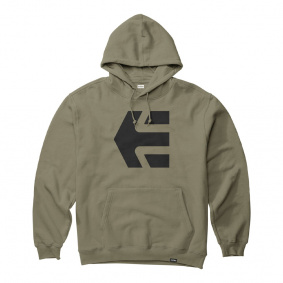 Mikina - ETNIES Icon Hoodie - Moss