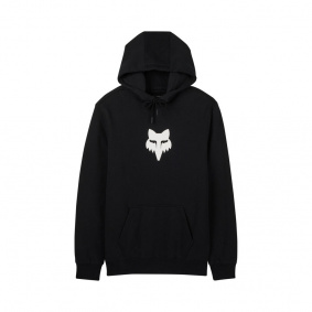 Mikina - FOX Head Fleece Po 2024 - Black / White