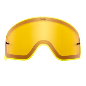 Náhradní dvojité sklo pro žluté brýle - O´Neal B-50 FORCE - žluté