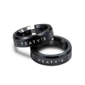 Objímky ke gripům - PEATY'S Monarch Lock Ring - Black