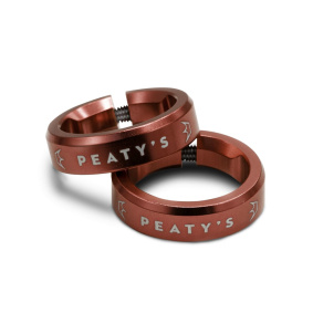 Objímky ke gripům - PEATY'S Monarch Lock Ring - Red