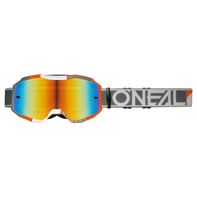 Brýle - O'NEAL B-10 Duplex Radium 2024 - bílá/šedá/oranžová