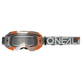 Brýle - O'NEAL B-10 Duplex 2024 - bílá/šedá/oranžová