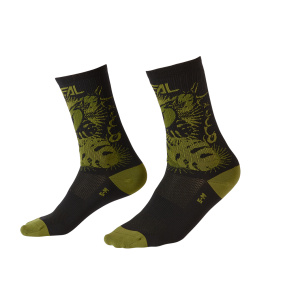 Ponožky - O'NEAL Plant -  Černá / Zelená