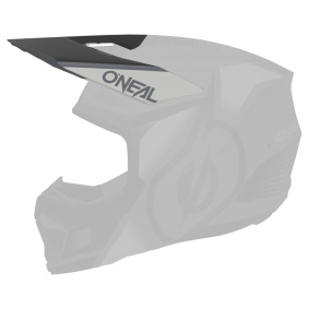Náhradní kšilt - O´NEAL 3Series VISION - Černá / Šedá