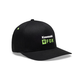 Čepice - FOX Kawasaki Flexfit Hat 2025 - Black