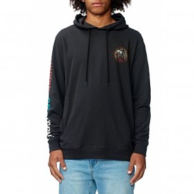 Mikina - GLOBE Tropics Hoodie - Washed Black