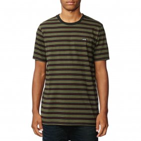 Triko - GLOBE Moonshine Tee - Military