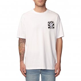 Triko - GLOBE Radiate Tee - White