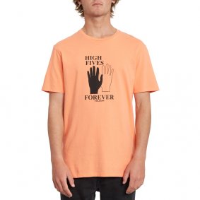 Triko - VOLCOM High5 Forever Ltw Ss - Salmon