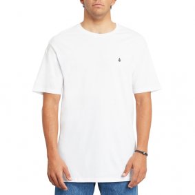 Triko - VOLCOM Stone Blanks Bsc Ss - White