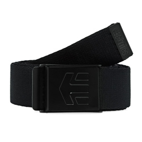 Pásek - ETNIES Staplez Belt - Black