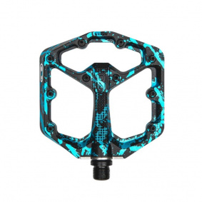 Pedály MTB - CRANKBROTHERS Stamp 7 - Splatter Paint Blue