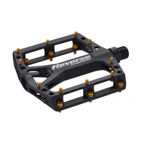 Pedály - REVERSE Black One - Black / Gold