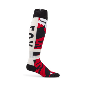 Podkolenky - FOX 180 Kairos Socks 2025 - White/Fluo red