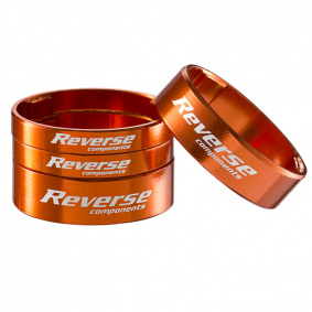 Podložky pod představec - REVERSE Alloy Ultra-Lite 1-1,8" - oranžová