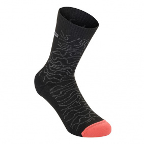 Ponožky - ALPINESTARS Drop Socks 15 - Black/Mid Grey