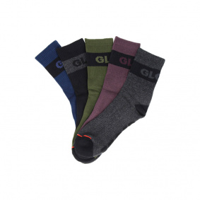 Ponožky - GLOBE Horizons Crew Sock 5 Pack - Assorted