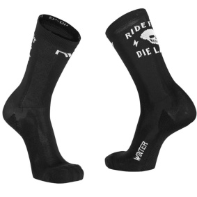 Ponožky - NORTHWAVE Ride Fast Die Last - Black