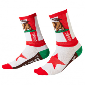 Ponožky - O'NEAL California - Červená / Bílá / Hnědá