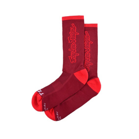 Ponožky - TROY LEE DESIGNS Performance - Signature Oxblood