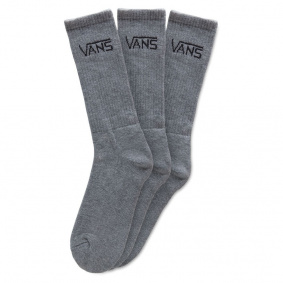 Ponožky - VANS Classic crew 3 páry - Heather Grey - (42,5 - 47)