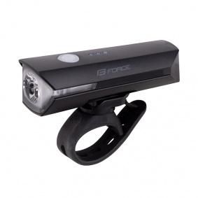 Přední světlo - FORCE Flux 550LM USB - černá