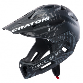 Přilba - CRATONI C-Maniac 2.0 MX 2021 - Black/Anthracite Matt