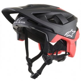 Přilba MTB - ALPINESTARS Vector Pro Atom - Black Red Matt