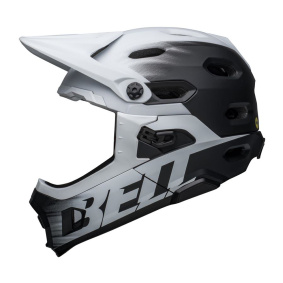 Přilba MTB - BELL Super DH Spherical 2025 - Black / White