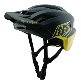 Přilba MTB - TROY LEE DESIGNS Flowline SE MIPS Badge - Gray / Glo Yellow