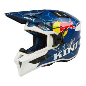 Přilba na cestovní Enduro - KINI Red Bull EXC 1.0 2025 - modrá/bílá