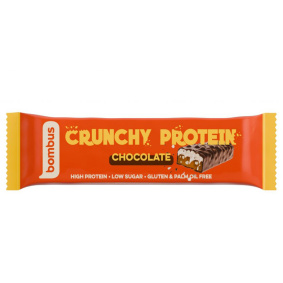 Proteinová tyčinka - BOMBUS Crunchy Protein 50g  - čokoláda