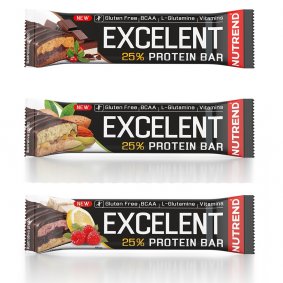 Proteinová tyčinka - NUTREND Excelent Protein Bar Double - 85g