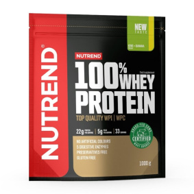 Proteinový přípravek - NUTREND 100% Whey Protein - 1000g - čokoláda / kakao